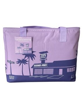 Lavender Reusable Insulated Grocery Tote